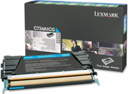 Lexmark Originální azurový toner C734A1CG (0C734A1CG)