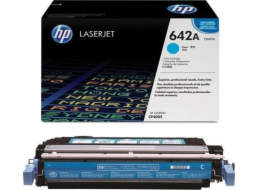 HP Originální azurový toner 642A (CB401A)