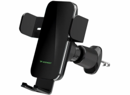 Wozinsky WEDZ-3Y8S držák do auta s indukční nabíječkou 15W pro telefon na větrací otvor - černý