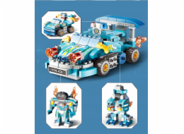 Polesie Stavební kostky sportovní auto modré 182 prvkůA3w