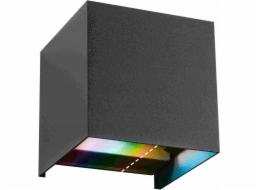 Paulmann Nástěnná lampa CYBO LED SH Zigbee RGBW+ 2x2,5W 2000K-6500K 2x150lm IP44 100x100mm 230V antracitová / hliníková