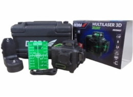 Dedra MULTILASER 3D, ZELENÉ, OSTRÉ DIODY 3x360