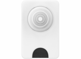 PopSockets Držák a stojánek na telefon PopWallet+ PopGrip PW+ MS G2 MagSafe, bílý a průhledný, 806926