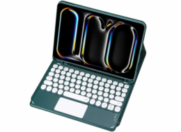 Strado Pouzdro s Bluetooth klávesnicí a touchpadem pro iPad Pro 11 Gen5 (zelené)