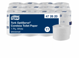 Tork OptiServe Ecological bezjádrový toaletní papír, T7, univerzální, 1 vrstva, bílá