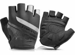 RockBros Cyklistické rukavice bez prstů s protiskluzovou úpravou XL černé ROCKBROS