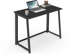 Leobert Počítačový stůl 80x40 cm černý s nastavitelnými nohami do malých interiérů