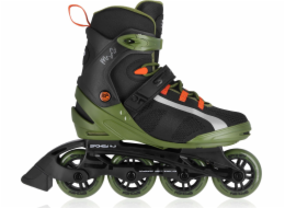 Spokey Rekreační kolečkové brusle MrFIT, zelené, velikost 41