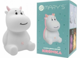 Plexido Růžová kráva LED noční lampa