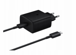 Samsung Nabíječka EP-TA845EWE 45W s kabelem USB-C Samsung EP-DW767JWE 45W 1,8 m (OOB Bulk - Náhradní balení) - Černá