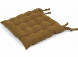 TODAY Polštář na židli prošívaný, bavlna, 38 x 38 cm