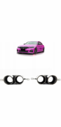 MTuning Černé koncovky tlumiče výfuku BMW 3 (G20) Sedan 2018-současnost