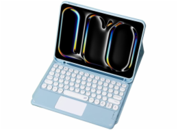 Strado Pouzdro s Bluetooth klávesnicí a touchpadem pro iPad Pro 13 Gen5 (modré)