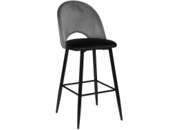 Atmosphera Sametová barová židle KARA, 110 cm