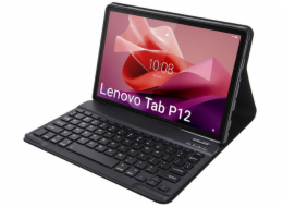 Strado Pouzdro s Bluetooth klávesnicí pro Lenovo Tab P12 TB-370 (černé)