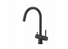 Quadron Dřezová baterie s připojením pro vodní filtr CAREN, 3623512_BLM, karbonová černá