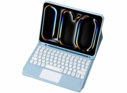 Strado Pouzdro s Bluetooth klávesnicí a touchpadem pro iPad Pro 11 Gen5 (modré)