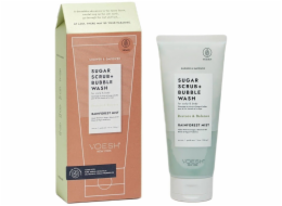 Clinique&nbsp;VOESH_Cukrový&nbsp;peeling&nbsp;+&nbsp;Bubble&nbsp;Wash&nbsp;peeling&nbsp;a&nbsp;pěna&nbsp;pro&nbsp;mytí&nbsp;pokožky&nbsp;hlavy&nbsp;a&nbsp;těla&nbsp;Rainforest&nbsp;Mist&nbsp;210g