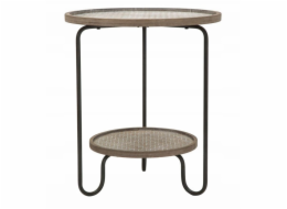 Ferretti Konferenční stolek s policí, O 48 cm