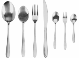 Excellent Houseware Sada stříbrných příborů Excelent Houseware, 39 kusů: lžíce, vidlička, nůž, čajová lžička, salátový příbor, naběračka