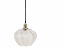 Atmosphera Závěsná lampa PHYLAS s květinovým skleněným stínidlem, O 27,5 cm