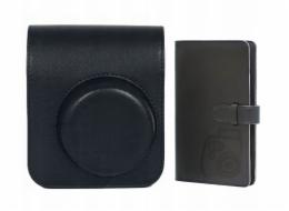 LoveInstant Pouzdro pro Fuji Fujifilm Instax Mini 41 + album na 96 fotografií / Černé