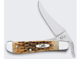 FINCH Skládací nůž Case Sawcut Jigged Russlock SS Amber