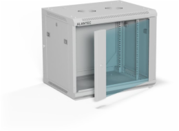 ALANTEC Regálová skříň 19" 9U 600x450, Šedý FLAT PACK