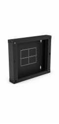 Alantec Zadní díl skříně 100 mm (výklopný/sklopný) pro dvoudílné skříně SW-15U-600-450-01-C, černý (SA-SSW-15U-01-C)