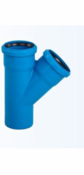 Magnaplast T-kus 45° pro tichou vnitřní kanalizaci UdBEA 160 mm (146465)