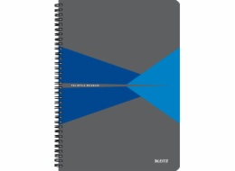 Leitz Kancelářský PP sešit A4 čtvereček modrý