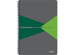 Leitz Kancelářský zápisník A4, čtvereček, zelený