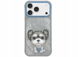 Nimmy Pouzdro Big Eyed Pet 2.0 pro psy na iPhone 17 Pro šedé