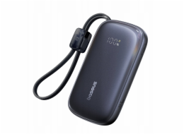 Baseus Powerbanka EnerFill FC21 QPow3 Ultra 10000mAh 22,5W s digitálním displejem a odnímatelným kabelem - černá