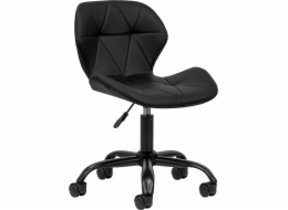 Activeshop Černobílá kosmetická stolička QS-06B