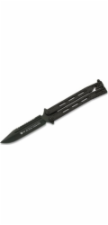 K25 Motýlí nůž K25 36214 Balisong černý univerzální
