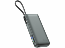 4smarts Powerbanka Enterprise 20 000 mAh 165 W s integrovaným kabelem USB-C, šedá