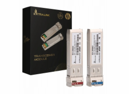 ExtraLink SFP+ 10G SFP+ WDM modul 10Gbps 1270/1330nm, singlemódový, 2km, párový