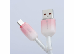 ForCell Kabel F-Energy QC3.0 USB A na Micro USB 2.4A 18W Gradient 1m C351 bílý