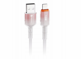 ForCell Kabel USB A na Lightning F-Energy 2.4A 12W Gradient 1 m C353 bílý