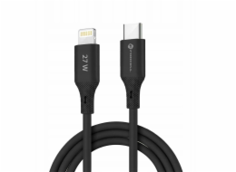 ForCell Kabel USB-C na Lightning F-Energy PD 3A 27W silikonový 1 m C346 černý