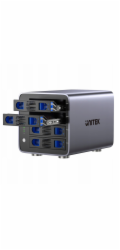 Unitek RAID box pro SATA 2,5''/3,5'' disky, 8 režimů, 80TB, USB-C