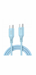 ForCell Kabel USB-C na USB-C F-Energy QC4.0 PD 5A 100W silikonový 1 m C347 modrý