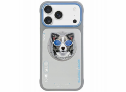 Nimmy Pouzdro Glasses Cool Dog MagSafe pro iPhone 17 Pro Max šedé