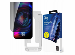 3MK Tvrzené sklo HardGlass Max Privacy s aplikátorem pro Apple iPhone 15 Pro