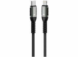 ForCell Kabel USB-C na Lightning F-Energy PD 3A 27W Cafule 0,5 m C259 černý