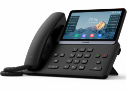 Yealink SIP-T77U SIP telefon, PoE, 16 SIP účtů, 7" bar. LCD, GigE, 2x USB