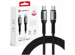 ForCell Kabel USB-C - USB-C 0,5 m černý