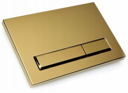 KKPOL KK-POL splachovací tlačítko M08, hnědá zlatá chromová lesklá 350/PPZ/044-00-00