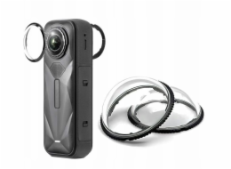 Puluz Sada 2 polykarbonátových krytů objektivů pro Insta360 X5 / X 5 / Dca2843